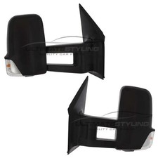 Wing Door Mirrors Mercedes Sprinter Chassis Cab Van 2006-2019 Manual Long Arm
