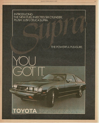 1979 toyota celica supra black - toyota,