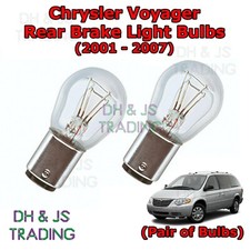 For Chrysler Voyager Rear Brake Light Bulbs Pair of Stop / Tail Bulb (01-07)