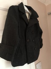ZARA BOYS DOUBLE BREASTED COAT GOOD CONDITION 18-24 MONTHS