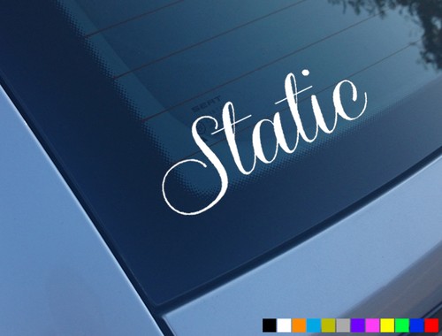 Static car stickers decals - static,
