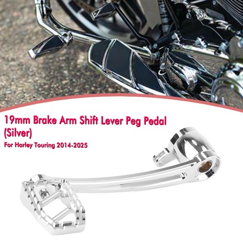 Chrome brake lever arm foot - brake,