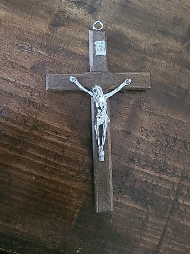 12cm wooden cross crucifix - cross,