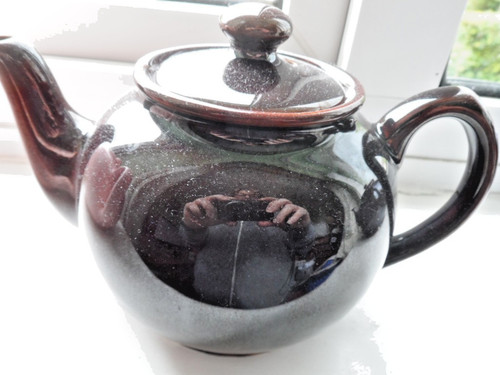 Sadler medium shiny brown - , tea