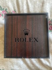 Rolex wooden box Great