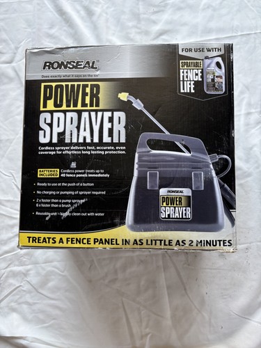 Ronseal power sprayer model - power,