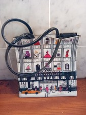 Ladies BLOOMINGDALES Store Front Print Small Tote Bag - Rare