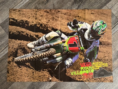 Motocross vintage poster van - motocross,