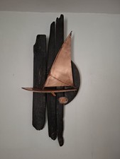 Thomas Palmqvist Copper Windsurfing Sculpture 