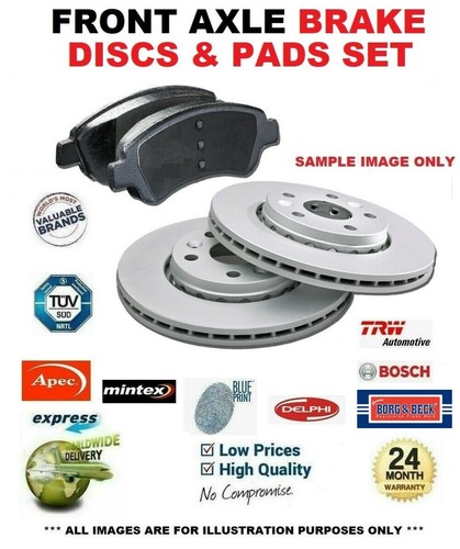 Front axle brake discs and - brake,