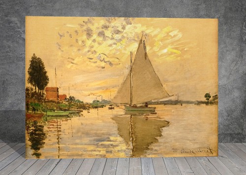 Claude monet sailboat le - claude, at