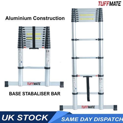 Telescopic ladder aluminium - telescopic,