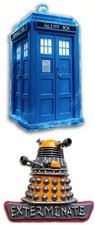 Iconic Dr Who TARDIS & Dalek