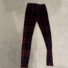 Topshop Tartan Blue And Red