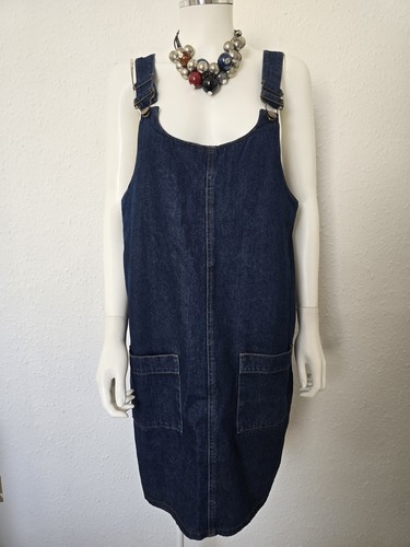 Denim pinafore dress - uk, 12