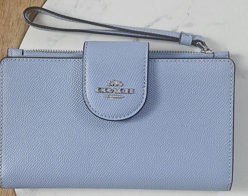 Coach pebbled leather wristlet - coach,