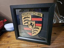 Porsche Stuttgart Logo Framed