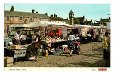 Yorkshire. Market Stalls, Thirsk.