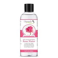 500ml 100% PURE NATURAL ROSE FLORAL WATER ORGANIC TONER CLEASNER MULTIPURPOSE