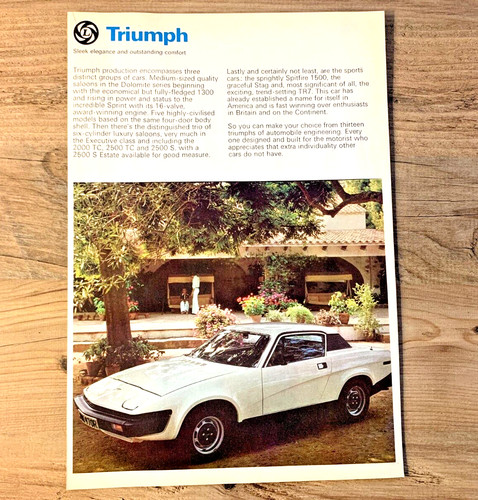 Triumph dolomite spitfire - spitfire, stag