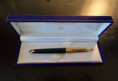 Green gold cap waterman - green,