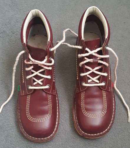 Kickers boots size burgundy - kickers,