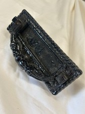 Old antique front door knocker - old,