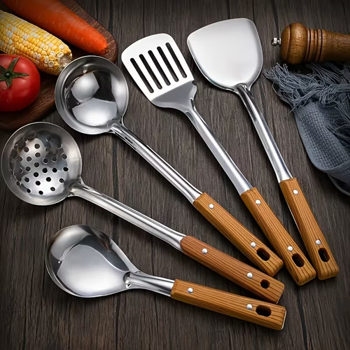 5pcs stainless steel kitchen - stainless,