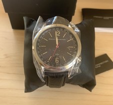 French Connection Men's Watch FC1195UBA Dark Blue Dial With Black Leather Strap