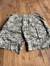 Primark Khaki Desert Camo Cargo Shorts Waist 36 Camouflage 6 Pocket