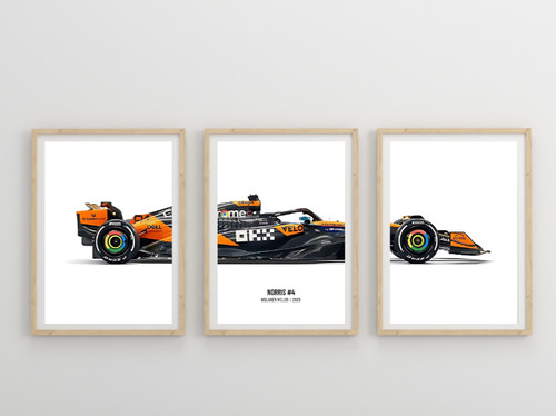 Pack car picture wall art - f1,