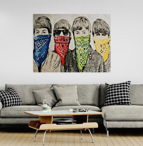 Banksy the beatles bandanas - the,