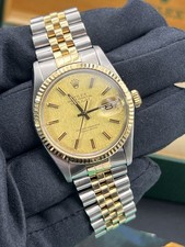 Rolex Datejust Watch 36mm Steel And Gold-Box-Papers-serviced(1034) Please Read