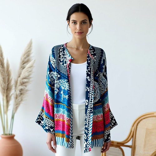 Boho hippie cardigan multi - hippie,