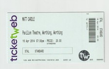 Matt Cardle Ticket Error X