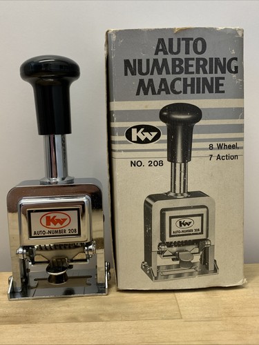 Vintage auto numbering - vintage,
