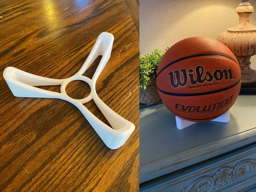 Basketball display stand 3d - basketball,