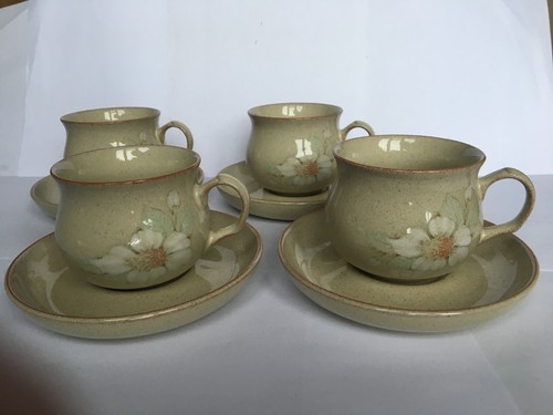 Denby daybreak tea coffee cups - daybreak,