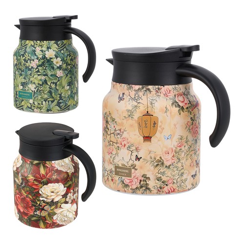 1000ml vintage floral pattern - vintage,