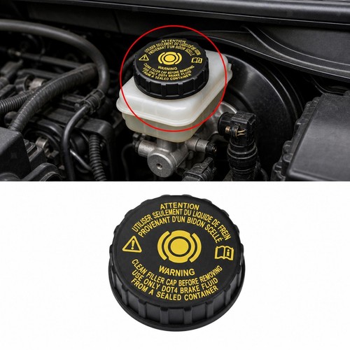 Brake fluid reservoir cap - fluid,