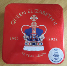 Queen Elizabeth II - Platinum Jubilee - M&S Commemorative Tin