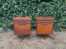 VINTAGE 1960'S WHITE & NEWTON MID CENTURY BEDSIDE CABINETS