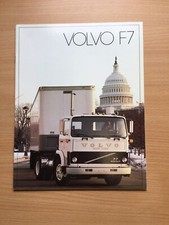 Volvo Truck F7 Marketing Sales Brochure VA-52 USA