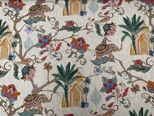 100% Linen Fabric Elephant &