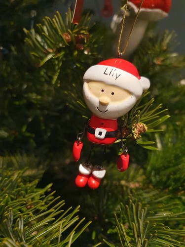 Lily santa claus - santa, bauble
