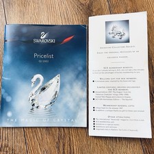 Swarovski 2002 Price List Catalog Booklet Magazine Home Decor