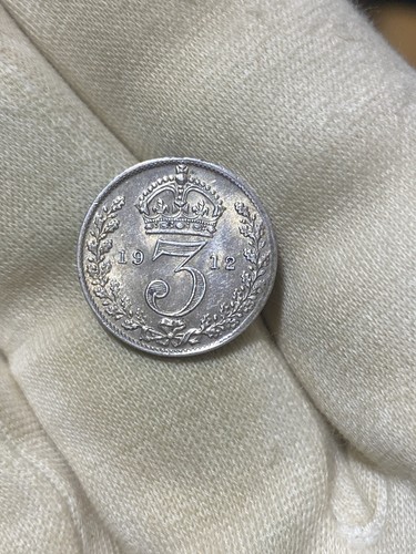 George 1912 threepence - 1912,