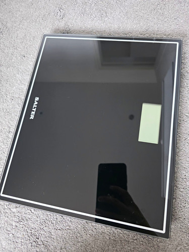 Salter black glass digital - black,