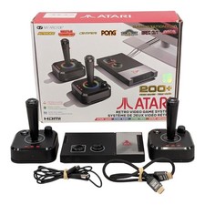 MY ARCADE Atari Console 200 Games HDMI USB Wireless Joysticks RGB Lights - H55