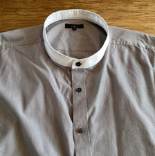 MENS GRANDAD SHIRT BY  JEFF BANKS.      21.    COLLAR.  SIZE XXXL